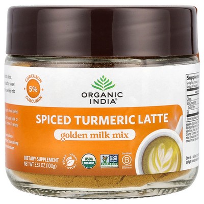 Spiced Turmeric Latte, Golden Milk Mix, 3.52 oz (100 g)