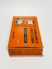 Nintendo Game & Watch Donkey Kong DK-52 Multi Screen 1982 CIB Tested Working