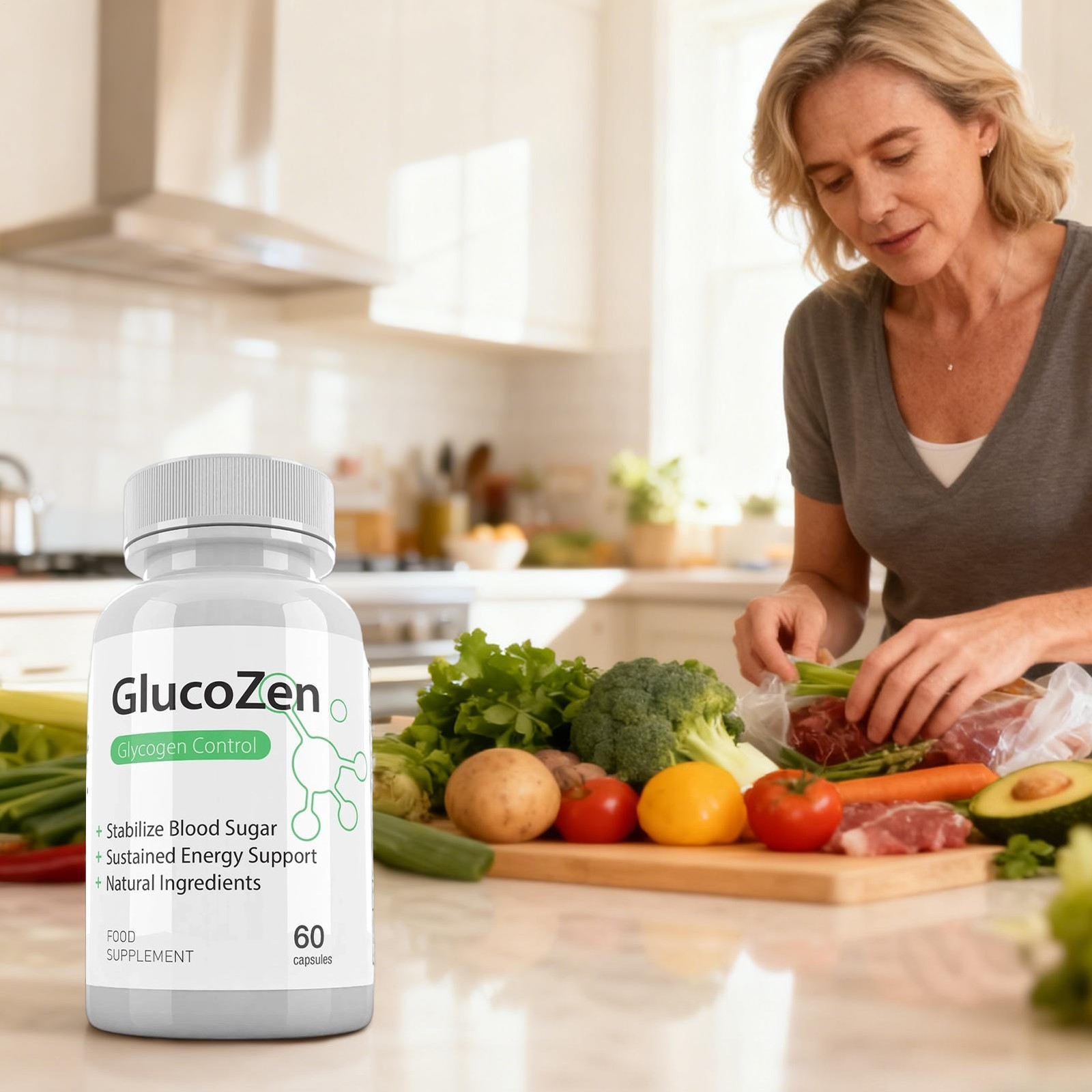 Glucozen 60 Capsules – Blood Sugar Support Supplement – Natural Glucose Balance thumbnail 5