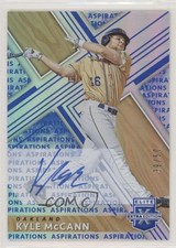 2019 Panini Elite Extra Edition Aspirations Blue 39/50 Kyle McCann #90 Auto xb2