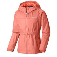New Girls Columbia "Timber Point" Casual Omni-Tech Reflective Rain Wind Jacket