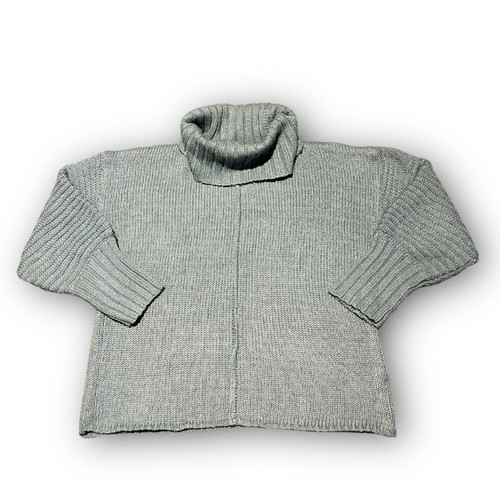 Green Chunky Turtleneck Sweater Size 