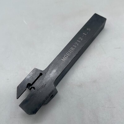 MGEHR1212-1.5 Indexable Lathe Grooving & Cut-Off Tool Holder, 12x12mm Shank
