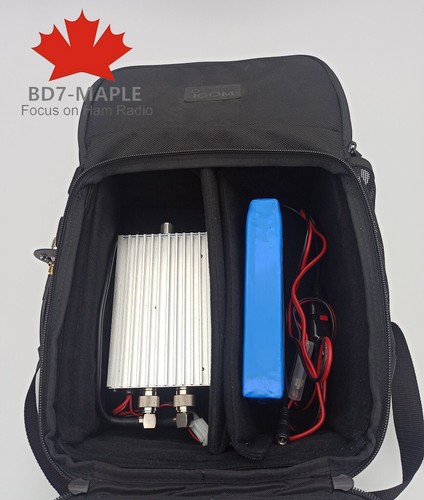 Antenna Bracket Stand For LC-192 backpack bag ICOM IC-705 & MX-P50M amplifier - Zdjęcie 3 z 9
