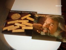 Kenny Rogers Vinyl LP Lot Of 2 Ten Years Of Gold  self titled VG FREE SHIPPING