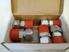 BOX OF (5) NEW OLD STOCK! PARKER MALE CONNECTOR FITTINGS 12-12-FBZ-S