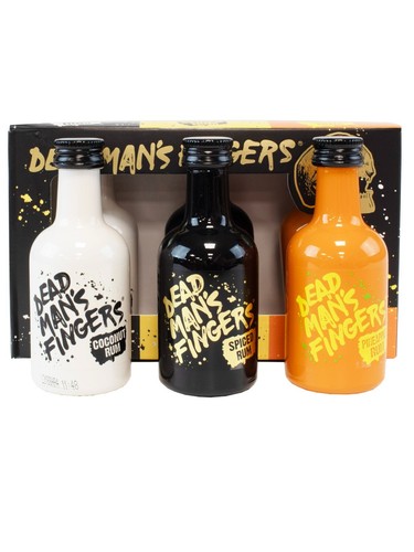 Dead Mans Fingers Rum Gift - Spiced Rum, Pineapple Rum & Coconut Flavoured 5cl - Picture 3 of 3