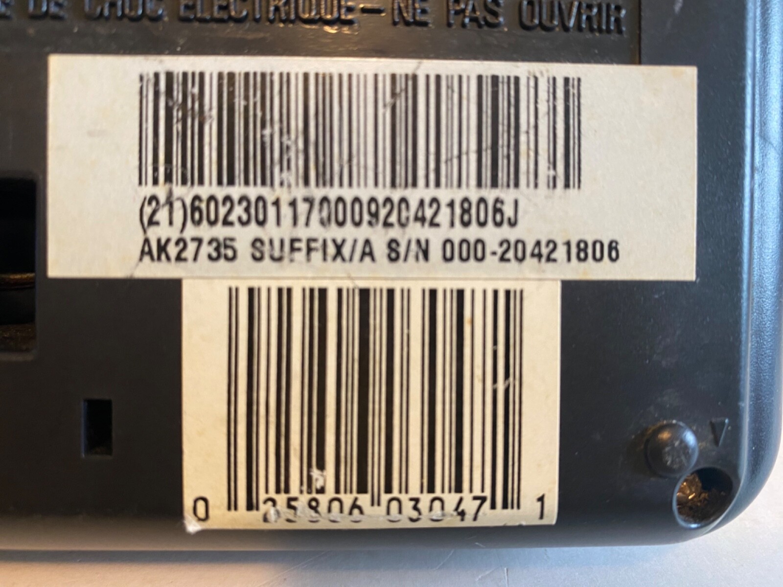 AM FM Alarm Clock Radio Emerson AK2735 / Large Display / Black eBay