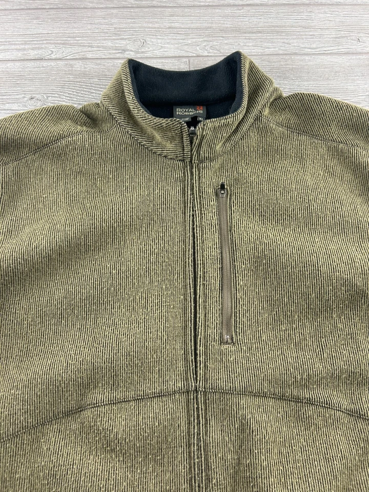 Chaqueta Royal Robbins Forrada de Vellón Cremallera Completa Lana Nylon Acrílico Mezcla Para Hombres XL Foto 3 de 4