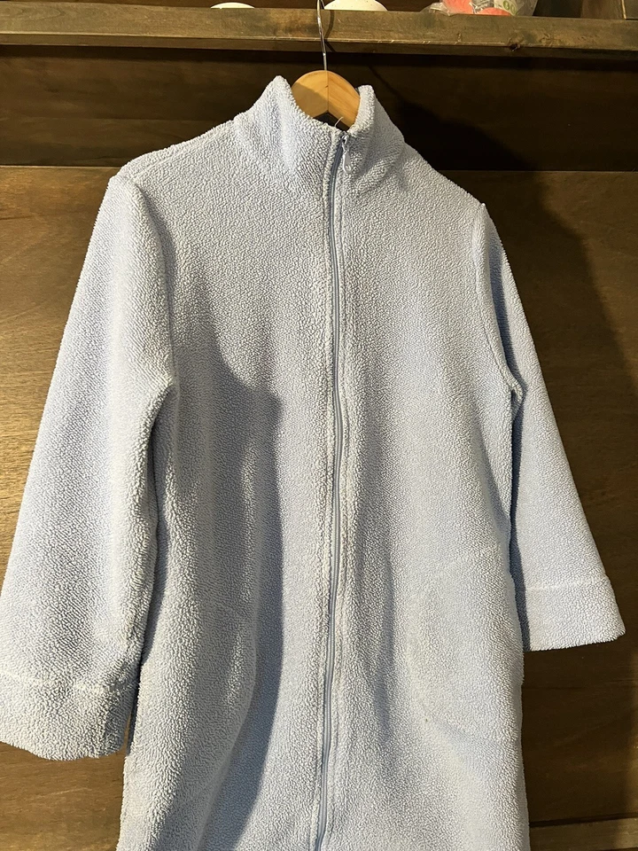 BATA CÁLIDA CON CREMALLERA SONOMA LIFESTYLES ÍNTIMATES AZUL BOLSILLO TALLA MEDIANA MANGA LARGA Foto 2 de 4