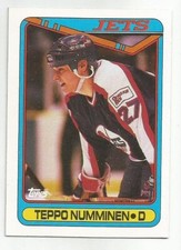 TEPPO NUMMINEN 1990-91 TOPPS ROOKIE CARD NM-MT CONDITION