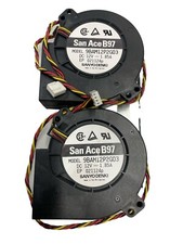Pair of 2 Sanyo San Ace Cooling Fan B97 9BAM12P2G03 12V 1.85A 4wire 4pin connect