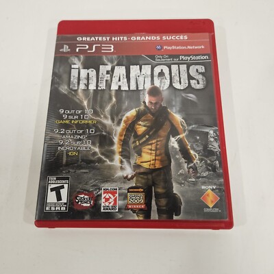 inFamous Greatest Hits PS3 ( Sony PlayStation 3) CIB