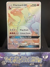 Pokemon Card Charizard GX 150/147 Rainbow Secret Rare Burning Shadows LP 2 on eBay