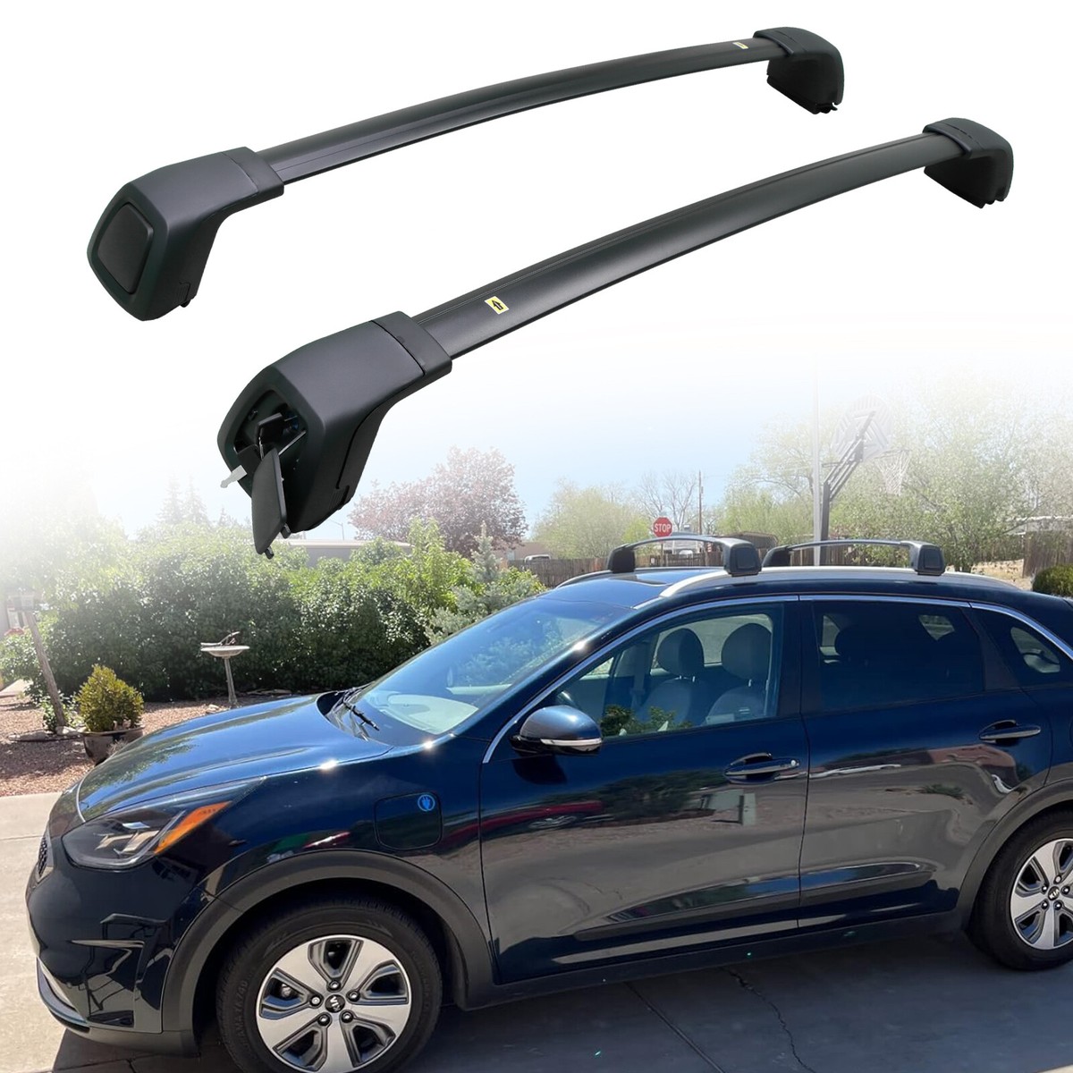 Kia Niro Roof Rack Lockable Roof Rack Rail Cross Bar Luggage