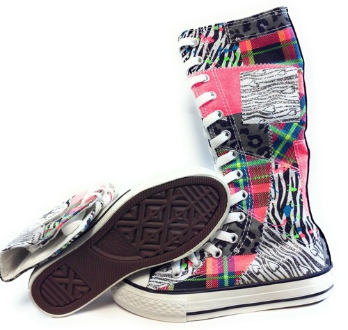 colorful patch converse