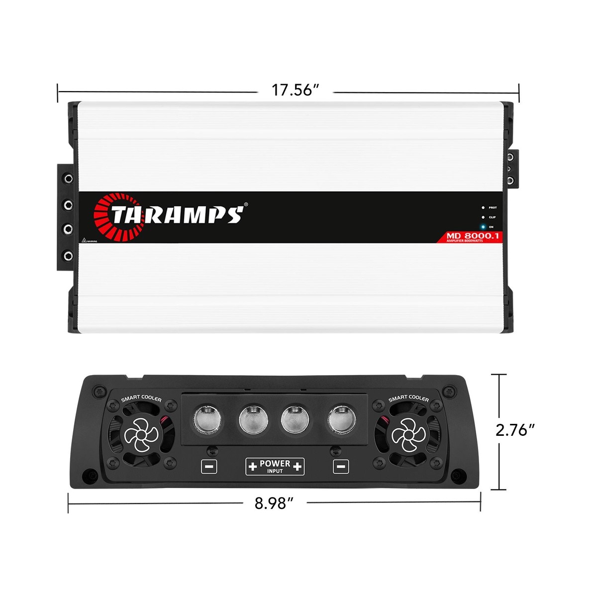 Amplificateur Mono Taramps MD 8000 - 8000W RMS à 1Ω - Neuf Sous Emballage - Fabriqué Au Brésil