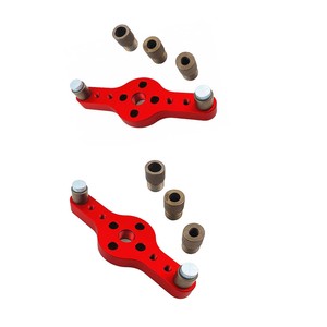 2 Set Metal Woodworking Drill Guide Self Centering 