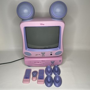 Disney Pink Princess Tv Dt1300 P And Dvd Player Dvd00 P W Remotetested Works Ebay