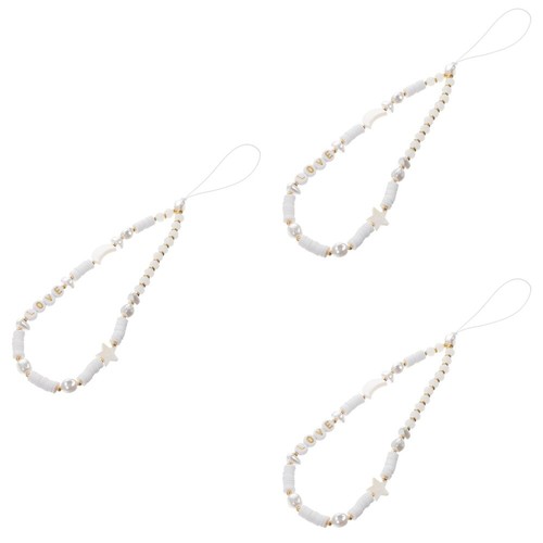 Soft Clay Mobile Phone Chain Strap Charm Cellphone Beaded Lanyard - 第 33/53 張圖片