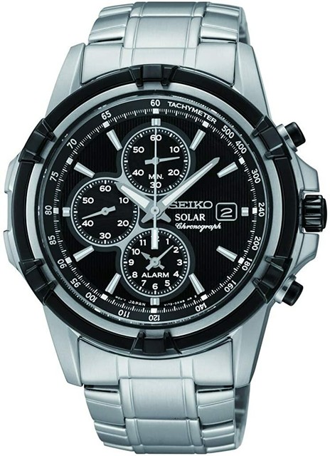 seiko prospex solar military alarm chronograph
