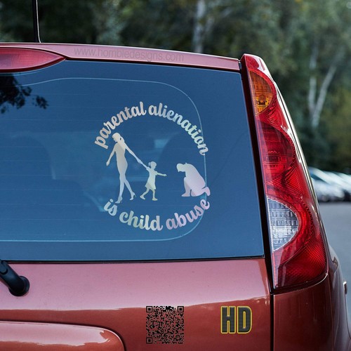 Parental alienation is child abuse Vinyl decal truck car van sticker fathers - Picture 83 of 109