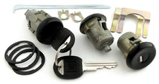 Door And Trunk Lock Set With Late Model Keys For 1986-1992 Camaro Models