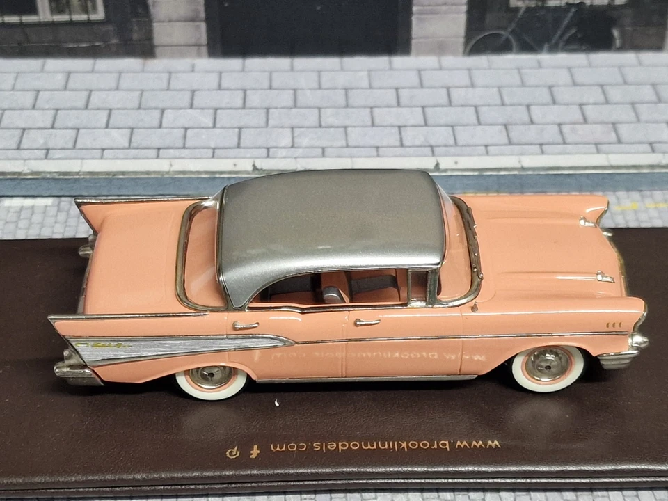 BROOKLIN MODELS 1/43 - CHEVROLET BEL-AIR 4-DOOR HARDTOP 1957 - Immagine 4 di 4
