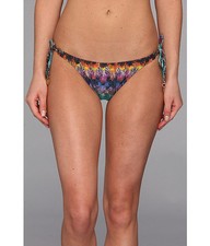 SOFIA BY VIX PISAC LONG TIE SIDE BIKINI SWIM BOTTOM MULTI SMALL NEW  75