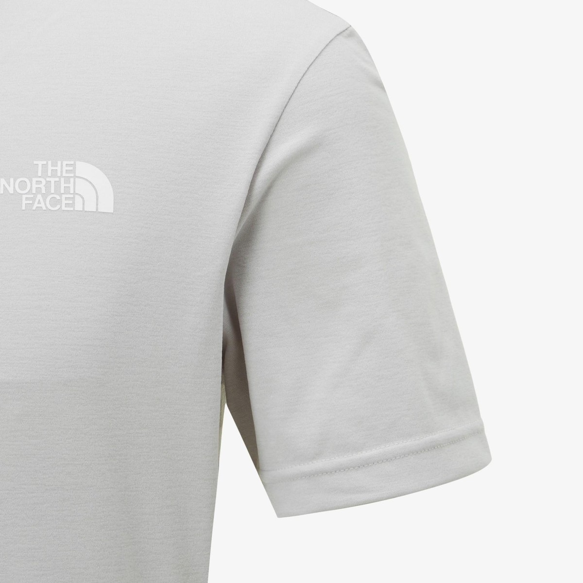 Genuine The North Face ASCEND S/S ZIP TEE LIGHT_GRAY | eBay