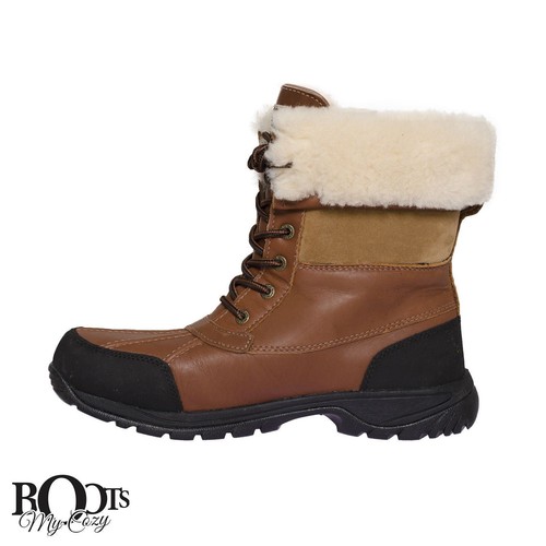 UGG BUTTE WORCHESTER STOUT WATERPROOF LEATHER SNOW BOOTS SIZE US 10/UK 9/EU 43 - Picture 4 of 6