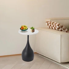Modern Sofa Side Table, Round Accent Table, Round End Table For Small Spaces