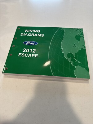 2012 Ford Escape Factory Electrical Wiring Diagrams Service Manual