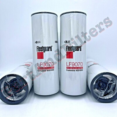 Fleetguard LF9070 Lube Filter Spin-On Cummins 2882673 (Pack Of 4