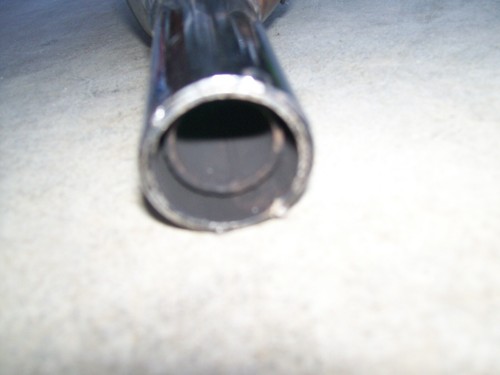 Genuine Honda CL350 Right EXHAUST PIPE MUFFLER for parts or repair. - Picture 10 of 13