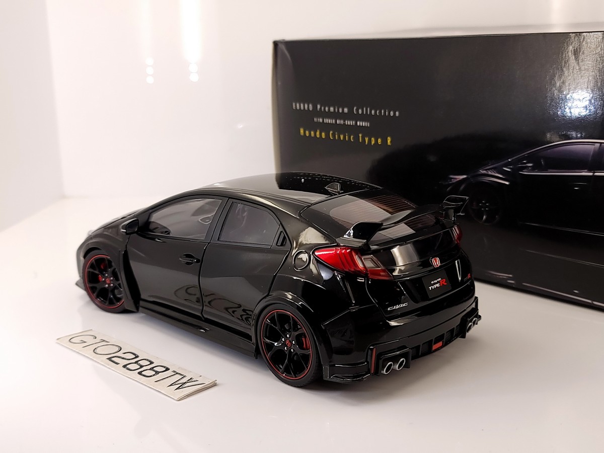 EBBRO 1:18 scale Honda Civic Type R 2015(FK2) Crystal Black / RHD