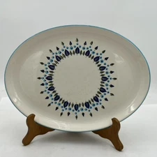 VTG  MCM Kitchen Serving Plate 14" Platter Marcrest Stetson Swiss Alpine Chalet