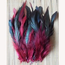 Rooster Tail Feathers, Craft Decorations, Dyed Hat Art, 12-25cm UK SELLER