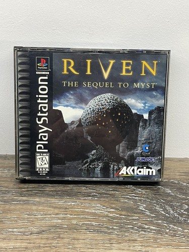 Jeu PS1 RIVEN The Sequel To Myst - Version PAL - Complet Avec Boîte Et Notice - Très Bon état