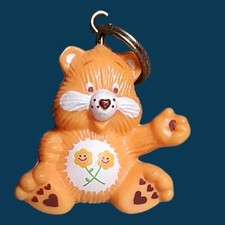 Care Bears Attachable "Friend Bear" Keychain/Zipper Pull Vintage 1985