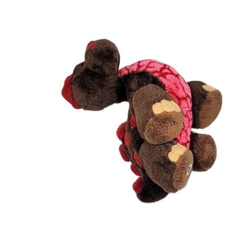 Webkinz Cocoa Dinosaur Plush Brown Red 9" Soft Stuffed Animal Spikes & Dots - Picture 10 of 10