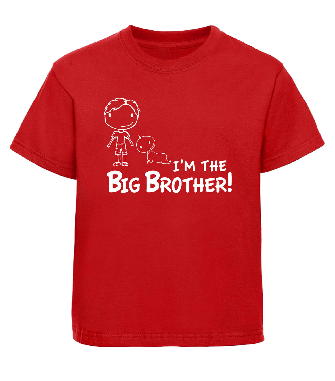 Boys I'm The Big Brother TShirt Funny Kids Childrens Tshirt Gift eBay