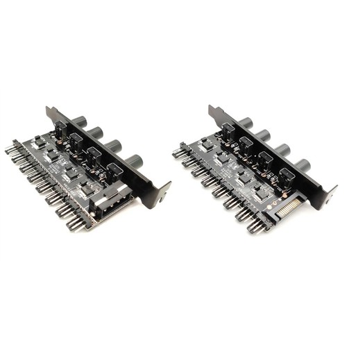 Chassis Fan Hub CPU Cooling 8 Port 12V to Fan-Header w/4 Pin PWM Contro