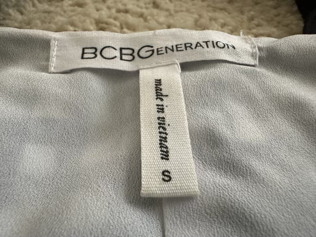BCBG Generation Gingham Printed Crop - image 2
