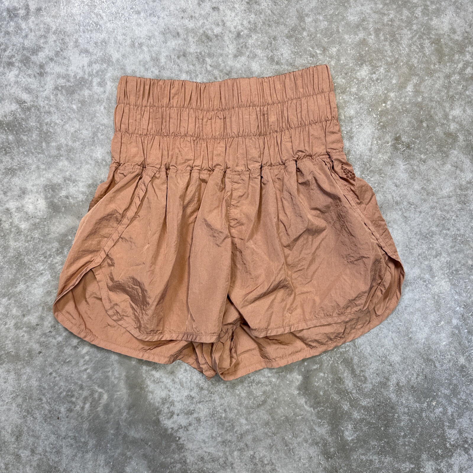 Free people shorts womens small Movement orange the way home gym running stretch