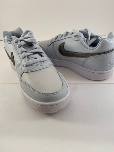 Para mujer Nike talla 6 ebernon Bajo Cuero Luz Azul AQ1779-002 Nuevo En  Caja | eBay