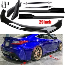 For Lexus RC F RC300 350 Front Bumper Lip Splitter Spoiler Body Kit Side Skirt