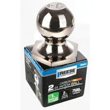 Reese Interlock Carbon Forged Trailer Hitch Ball 2" Diameter 7500 lbs