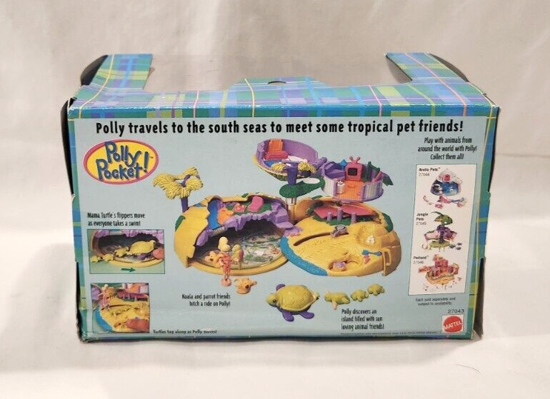 2000 Polly Pocket Tropical Pets Playset Mattel 27043 Koala Parrot