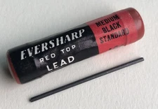 Vintage EVERSHARP Mechanical Pencil Lead HB Med Black Square 1.18mm NOS 30pk USA